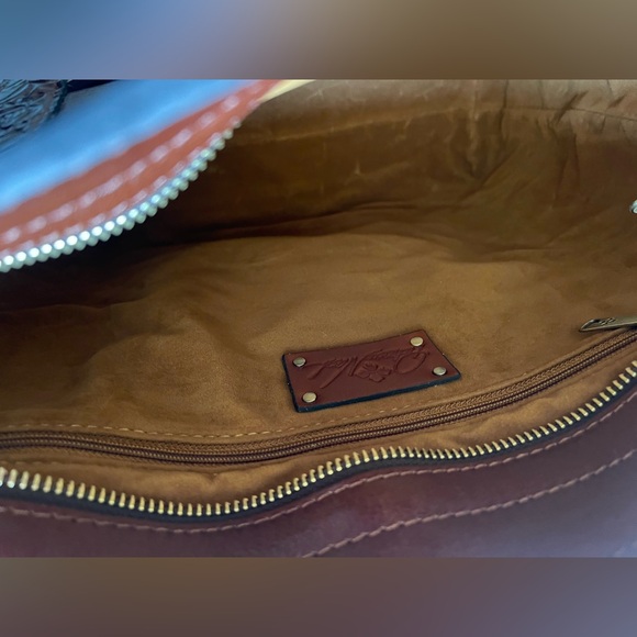 Brown Leather Tote Bag - Picture 9 of 11